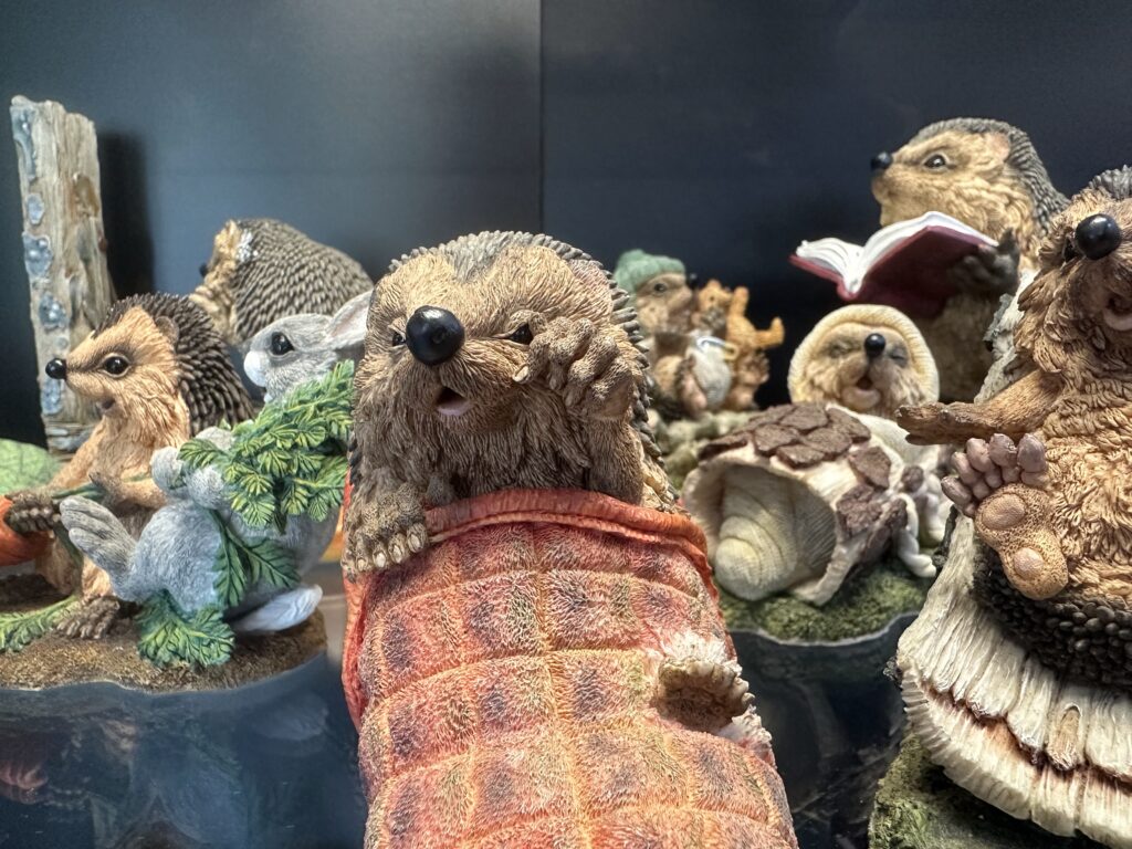 hedgehog ornaments